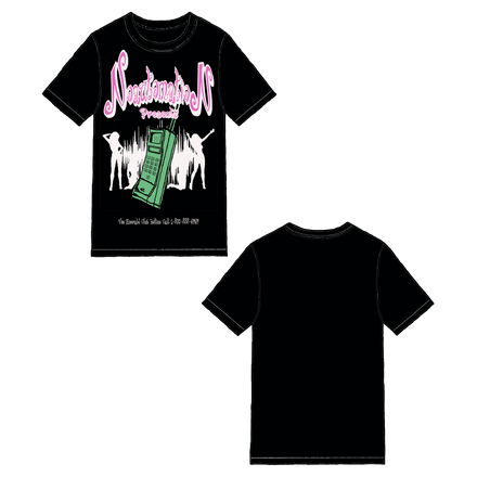 Emerald Club Hotline Black Tee
