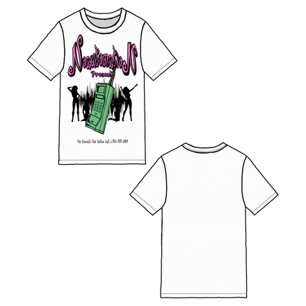 Emerald Club Hotline White Tee