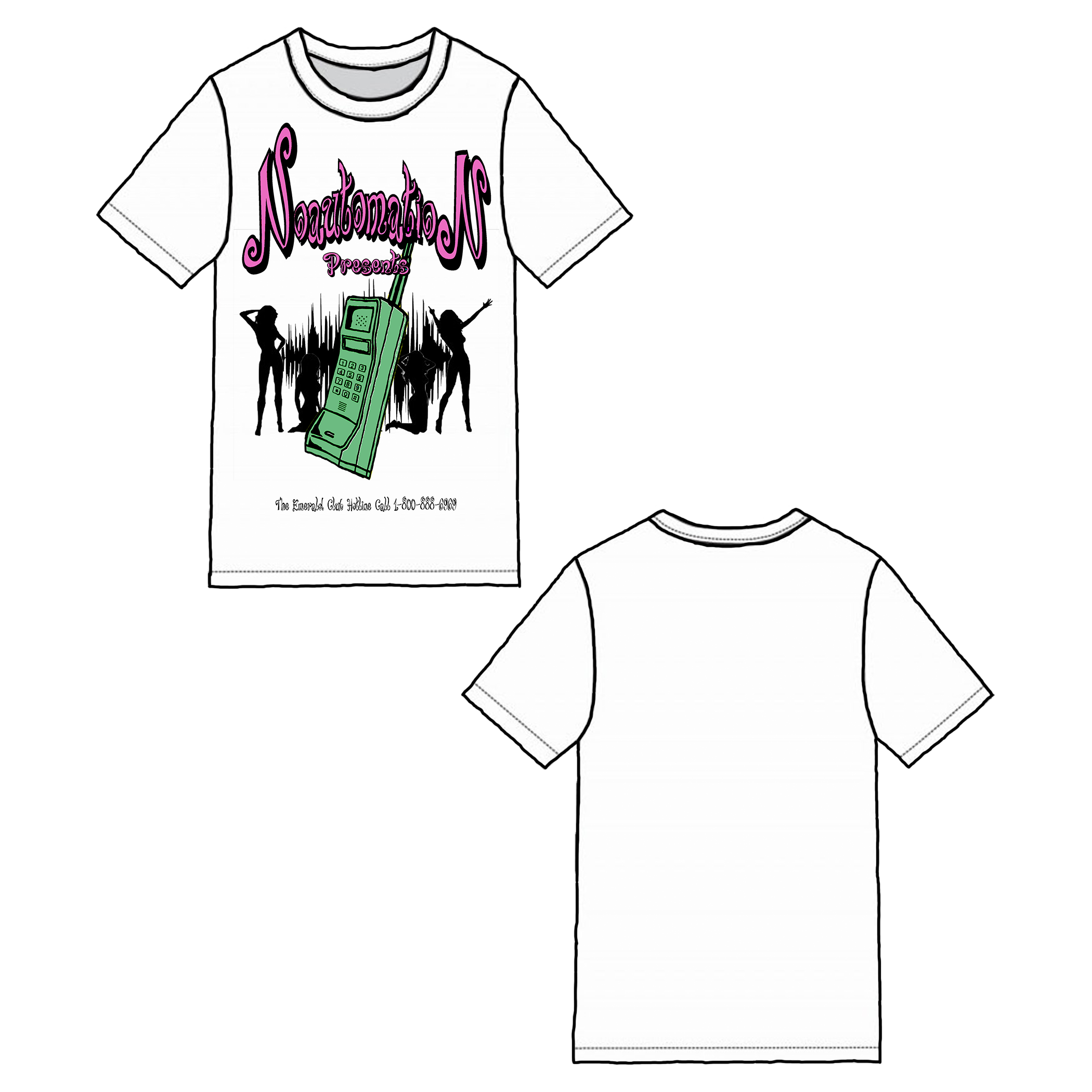 Emerald Club Hotline White Tee